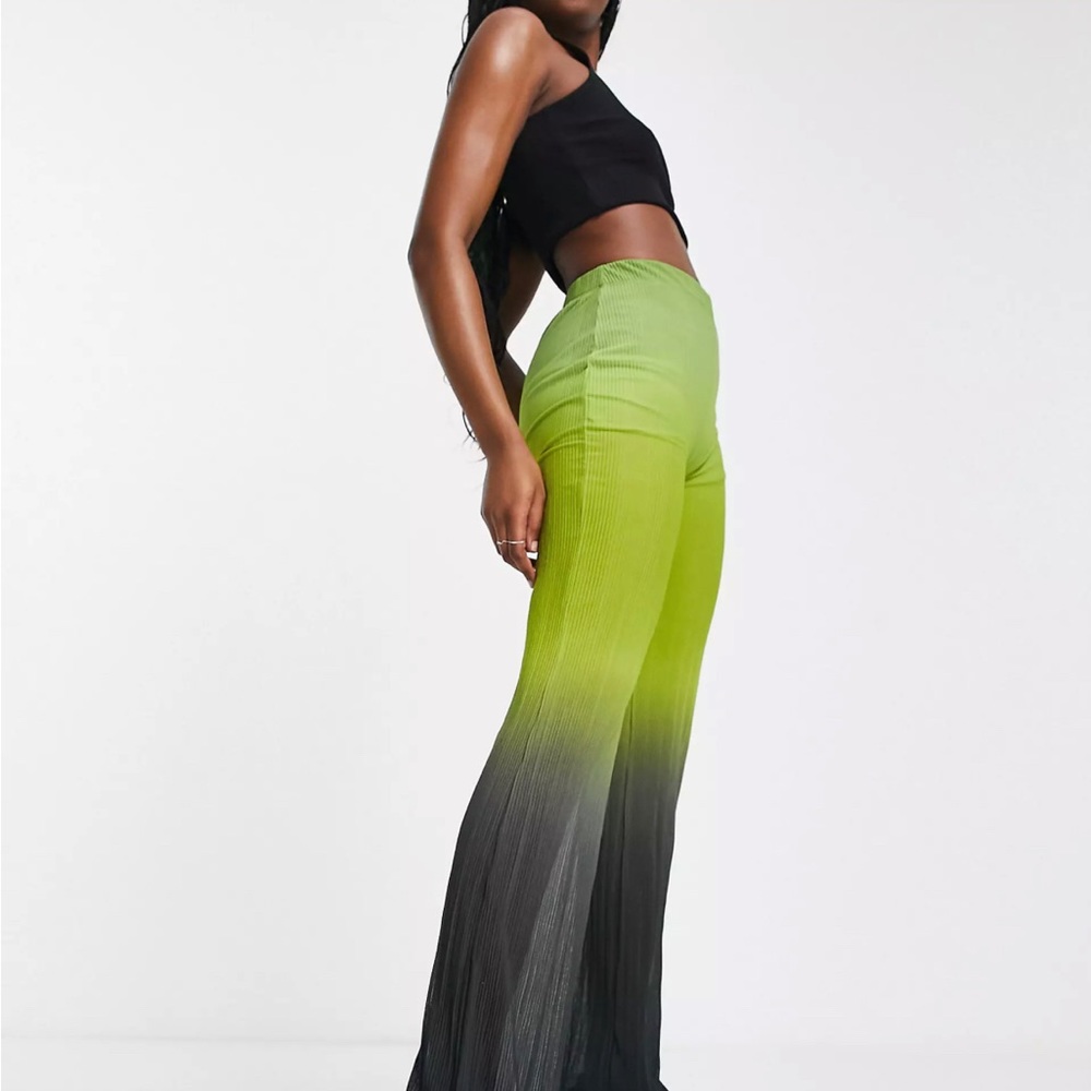 Pull&Bear mesh dip dye pants